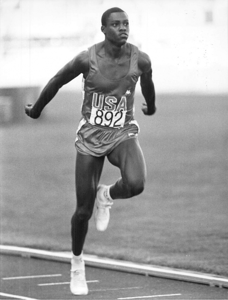 SEOUL 1988-Carl Lewis USA Copyright Werek