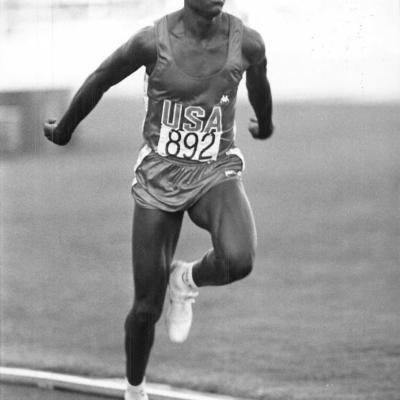 SEOUL 1988-Carl Lewis USA Copyright Werek