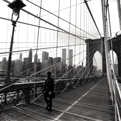 New York Brooklyn Bridge 1980 Copyright Poly-Press