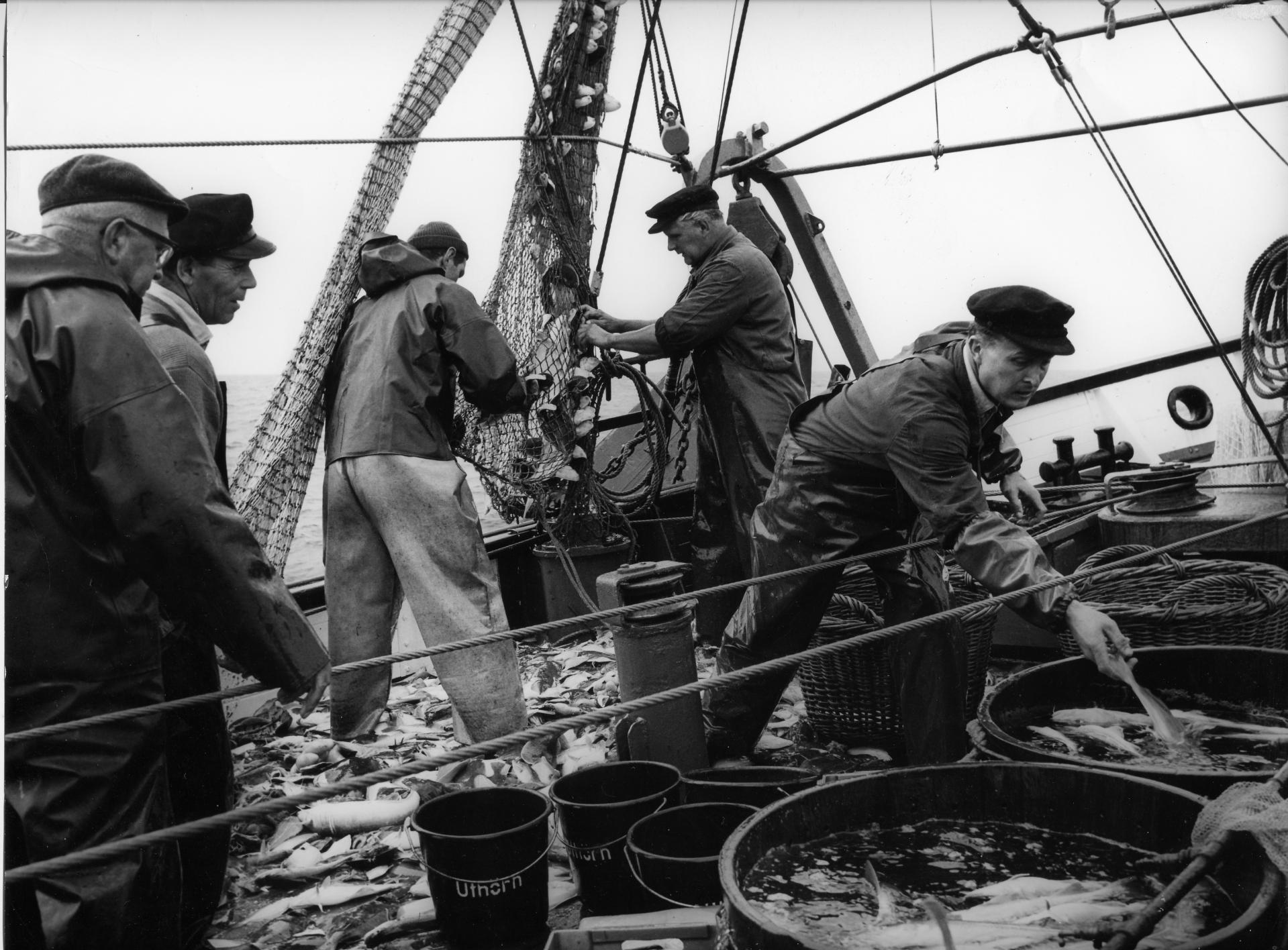 Pêcheurs Mer du Nord D.HAUSWALD 1965