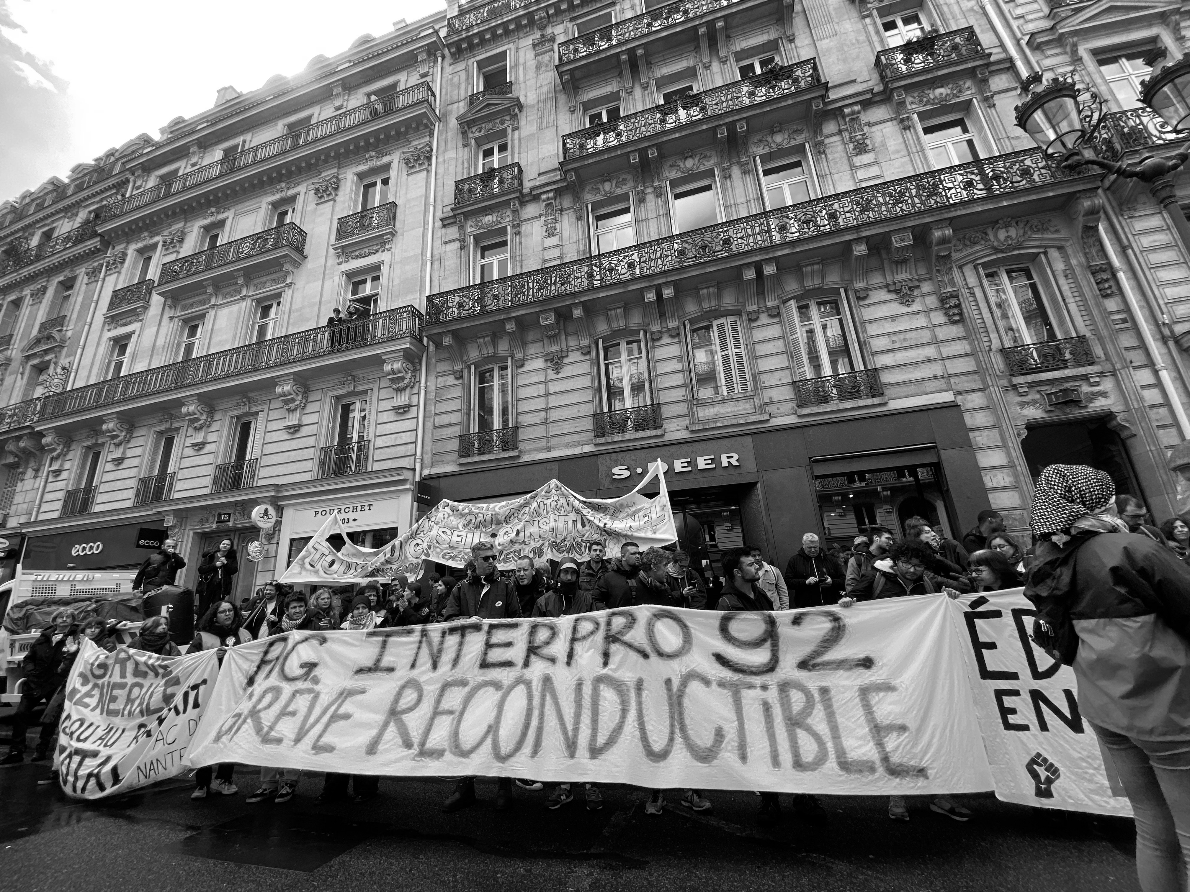 Paris  Rassemblement du 13 Avril 2023 