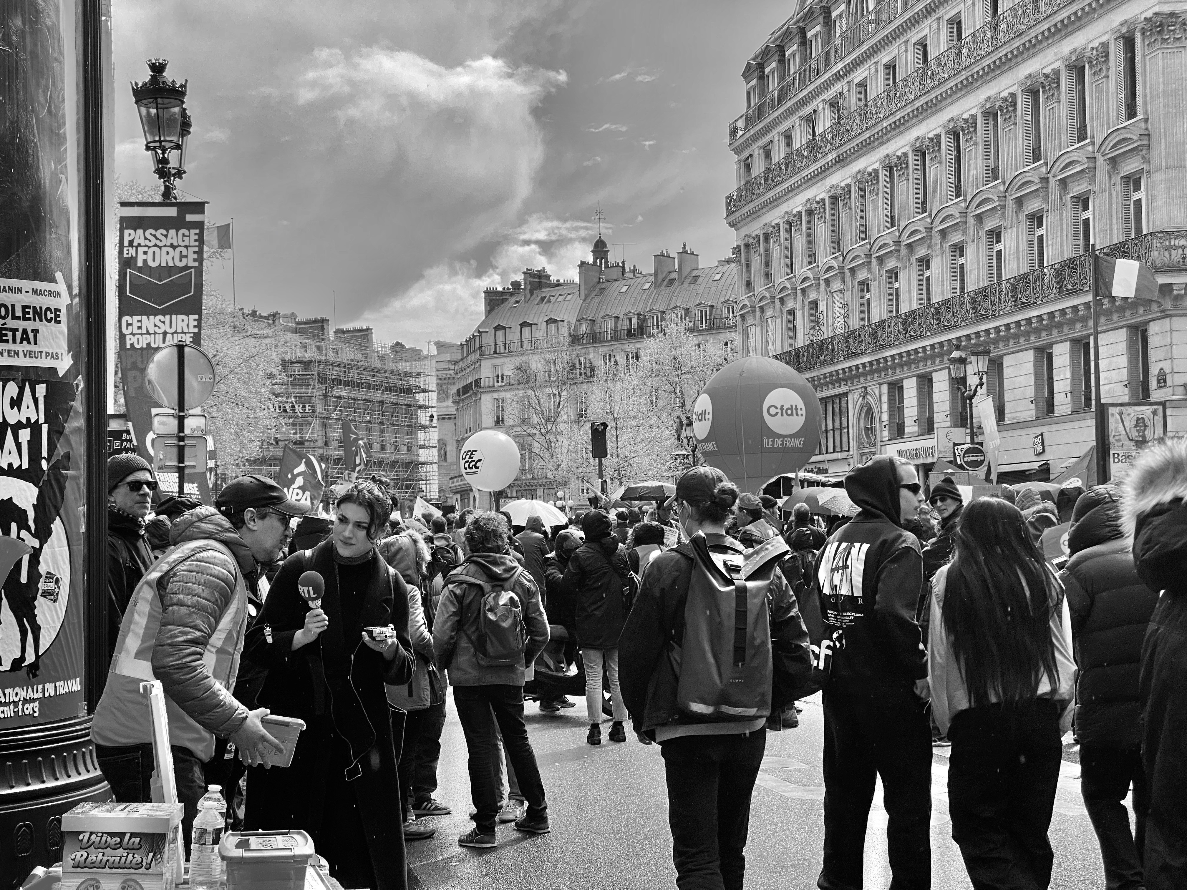 Paris  Rassemblement du 13 Avril 2023 