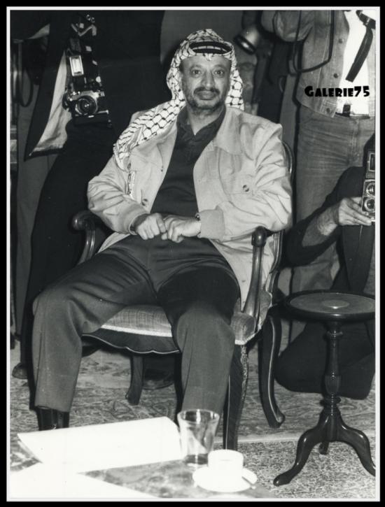 Yasser Arafat. Leader Palestinien.