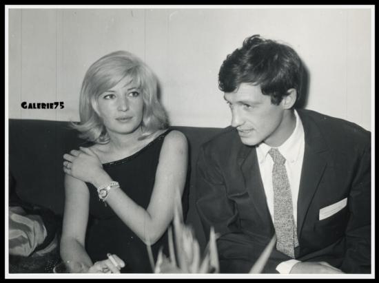 Monica Vitti et J-P Belmondo. Presse.