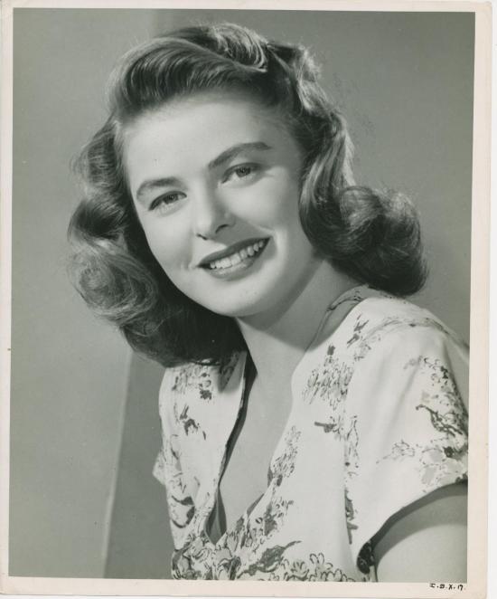 Ingrid Bergman- Photo de Presse.