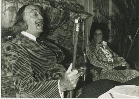 Salvador Dali et Gala .