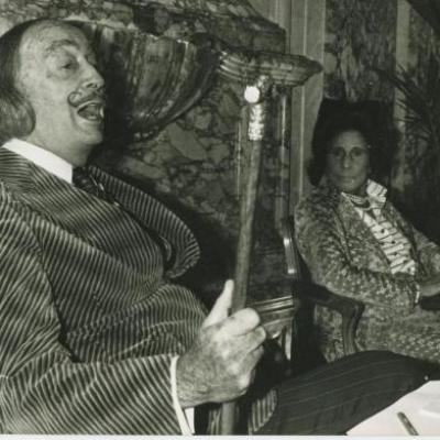 Salvador Dali et Gala .