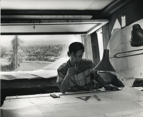 Franck Lloyd Wright. Copyright Paul Almasy