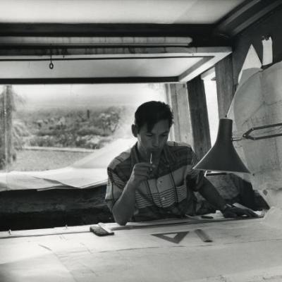 Franck Lloyd Wright. Copyright Paul Almasy
