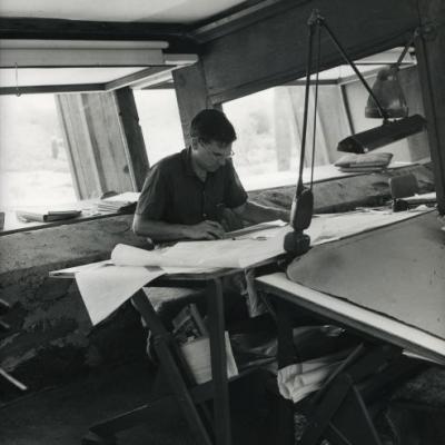Franck Lloyd Wright. Copyright Paul Almasy