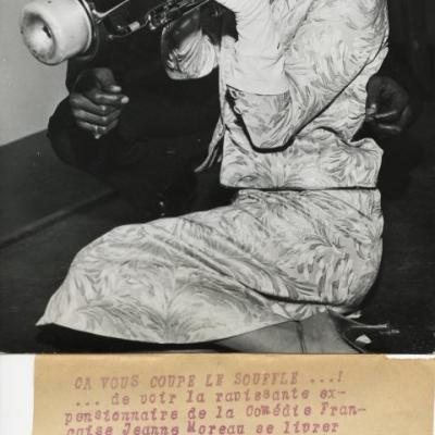 Miles davis , Jeanne Moreau Interpress-Photo 1957